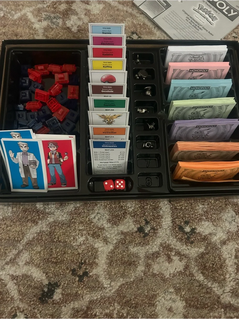 Pokemon Monopoly Kanto Edition Like new